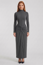 Ingrid Long-Sleeve Maxi Dress