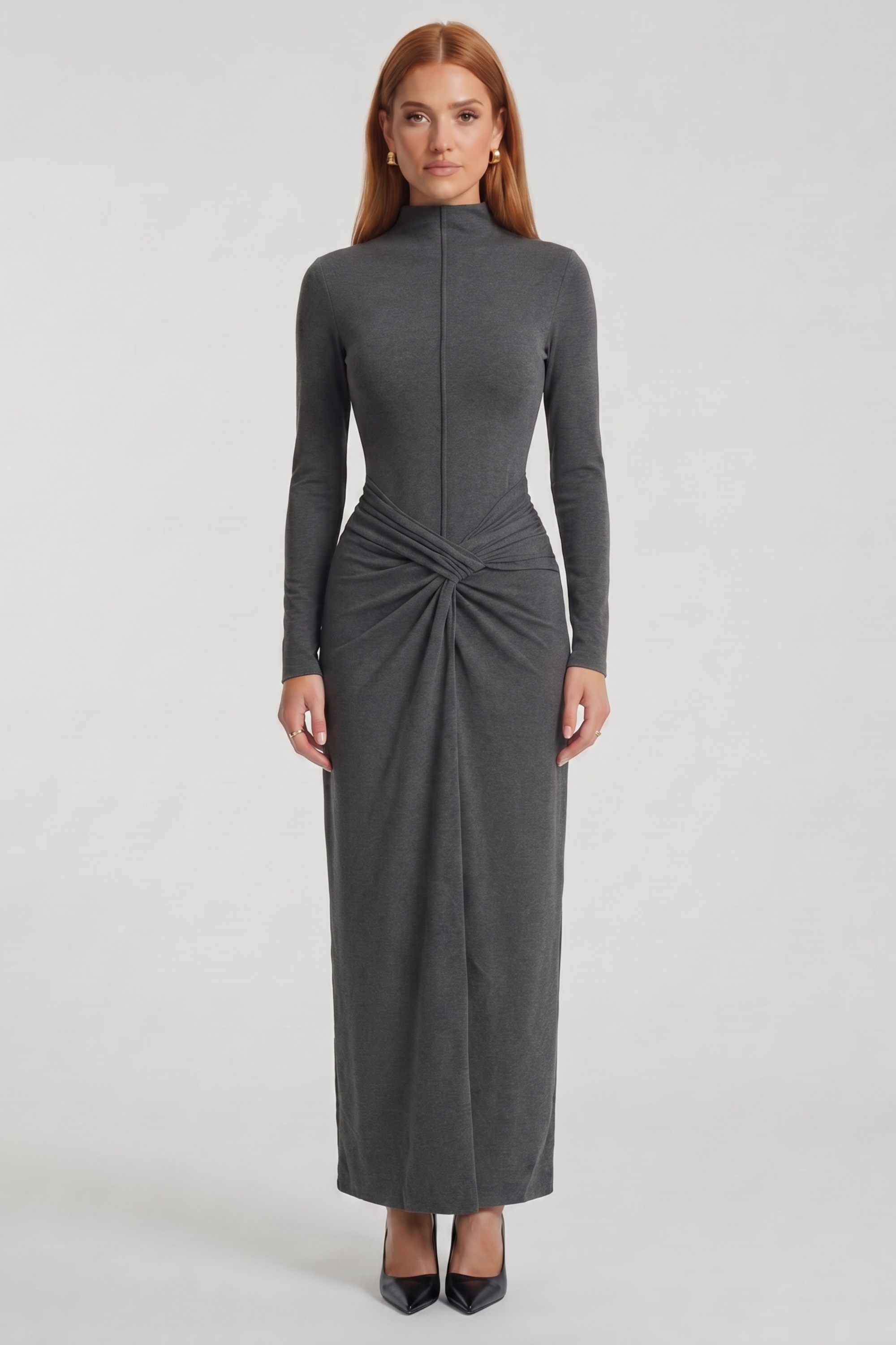 Ingrid Long-Sleeve Maxi Dress