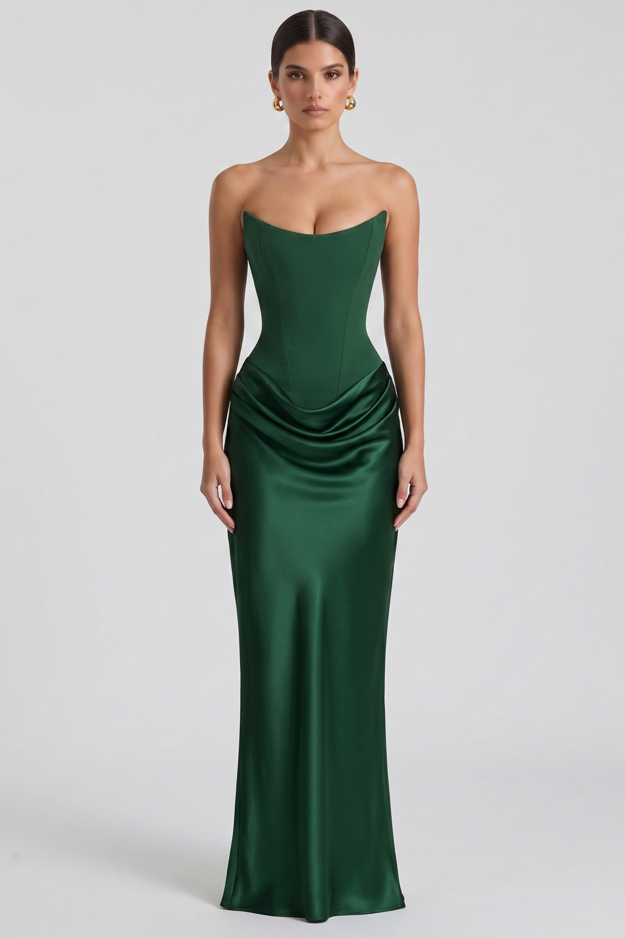 Amy Bustier Maxi Dress