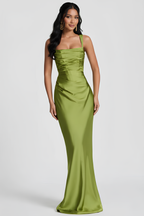 Analice Bustier Dress with Scarf