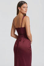 Analice Bustier Dress with Scarf