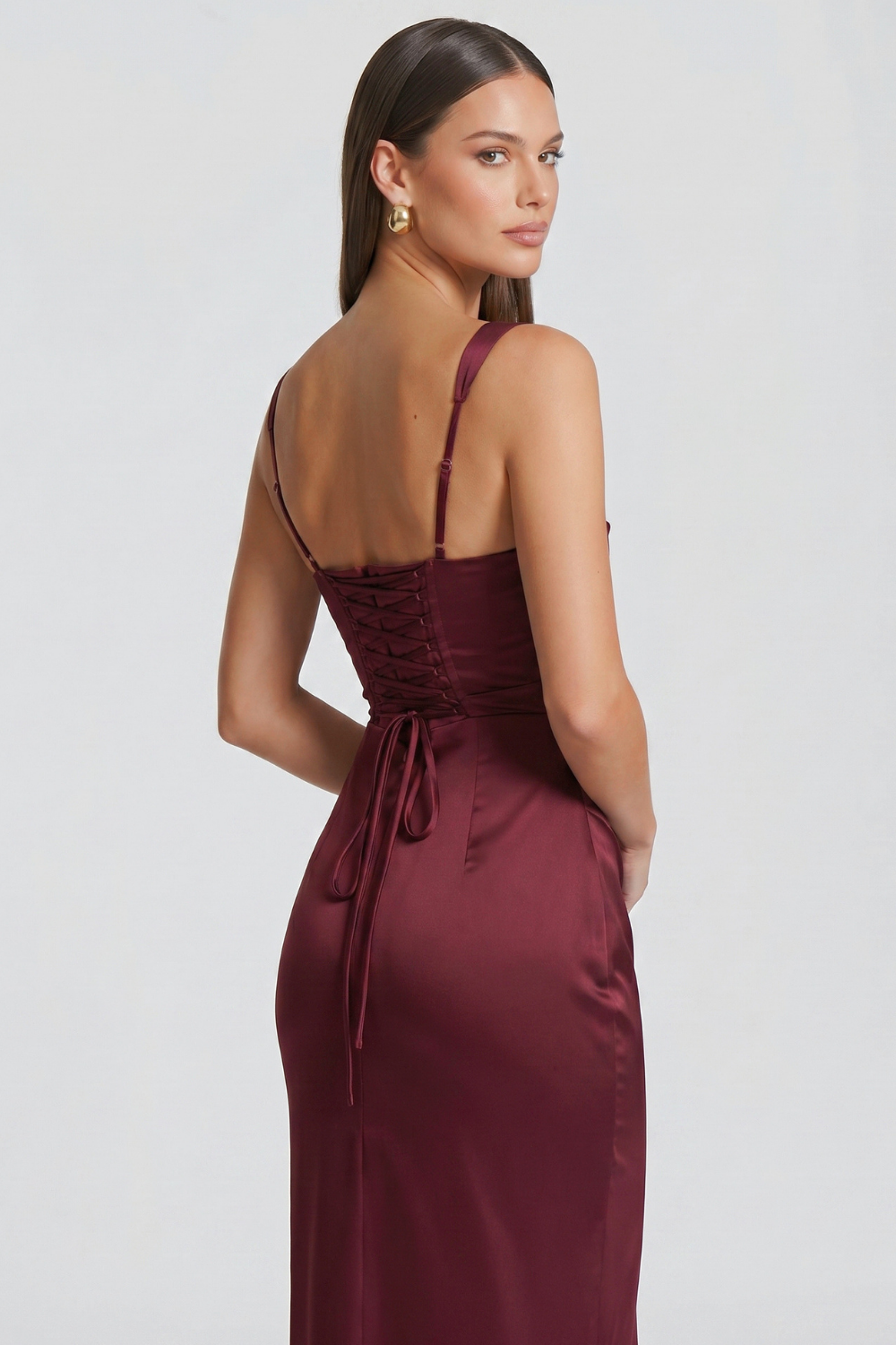 Analice Bustier Dress with Scarf