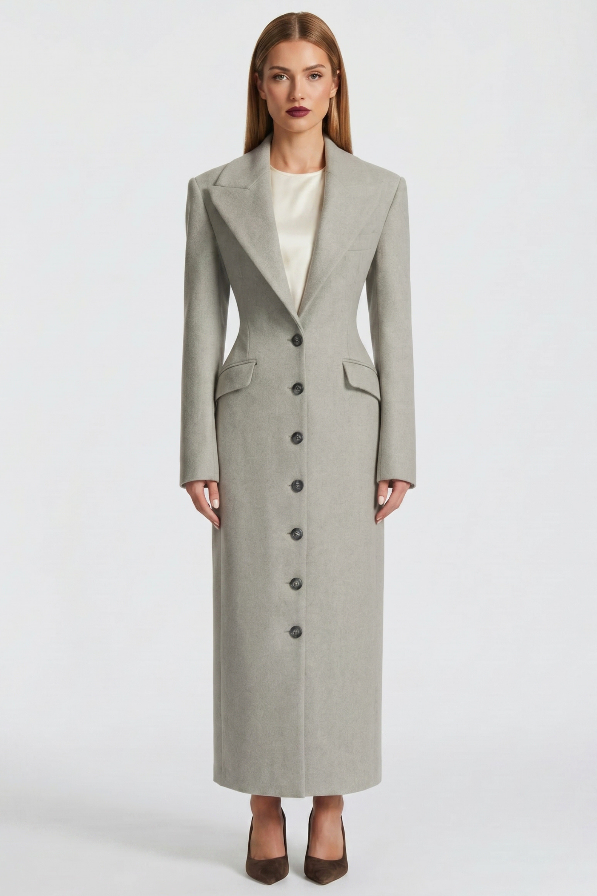 Lavínia Tailored Long Coat