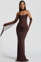 Alessia Bustier Maxi Dress