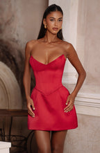 Torin Mini Dress - Red