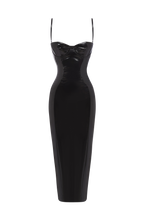 Amala Midi Dress - Black