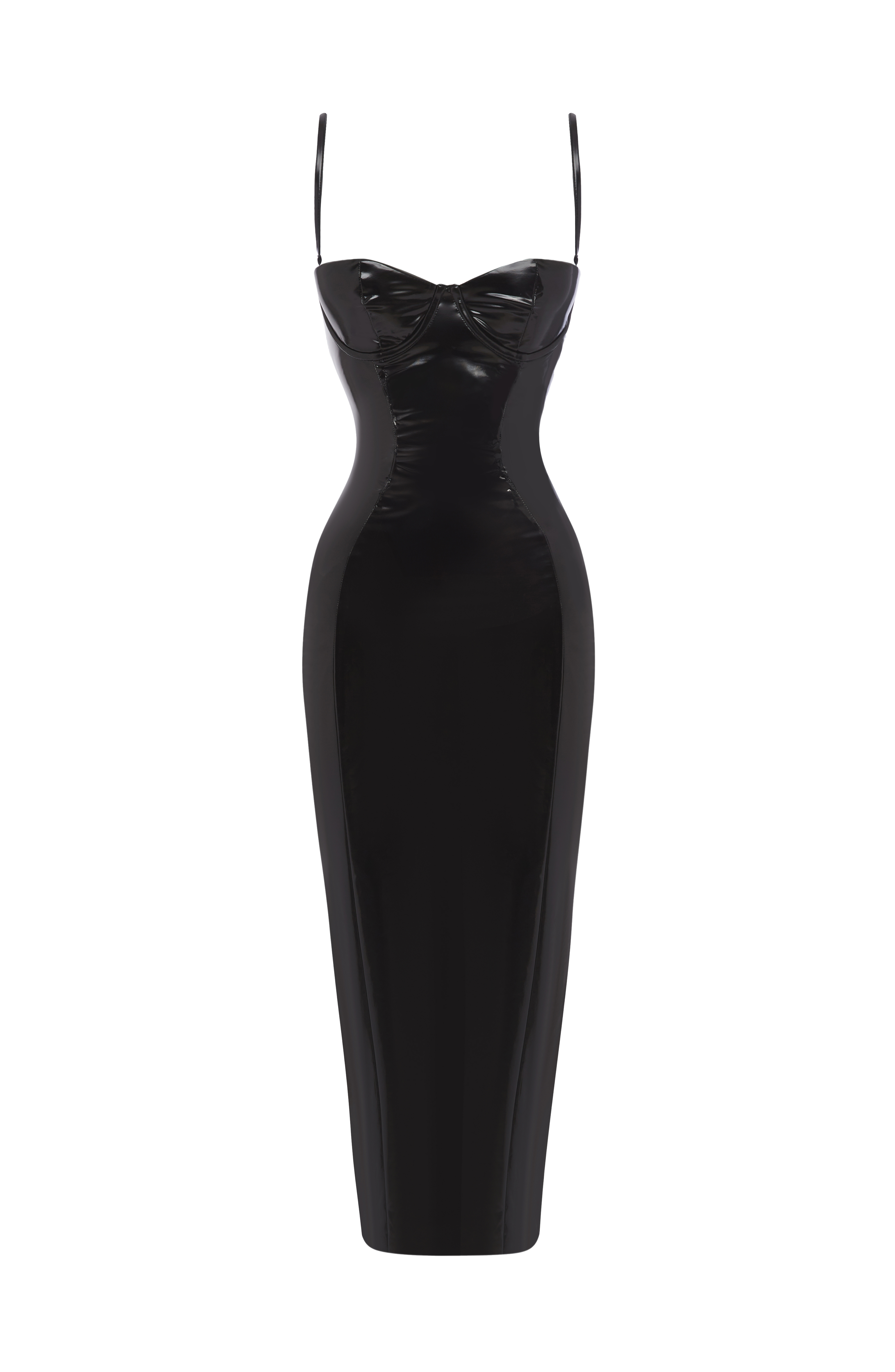 Amala Midi Dress - Black