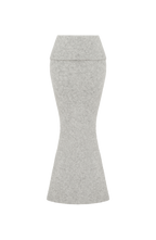 Andie Maxi Skirt - Light Grey Marl