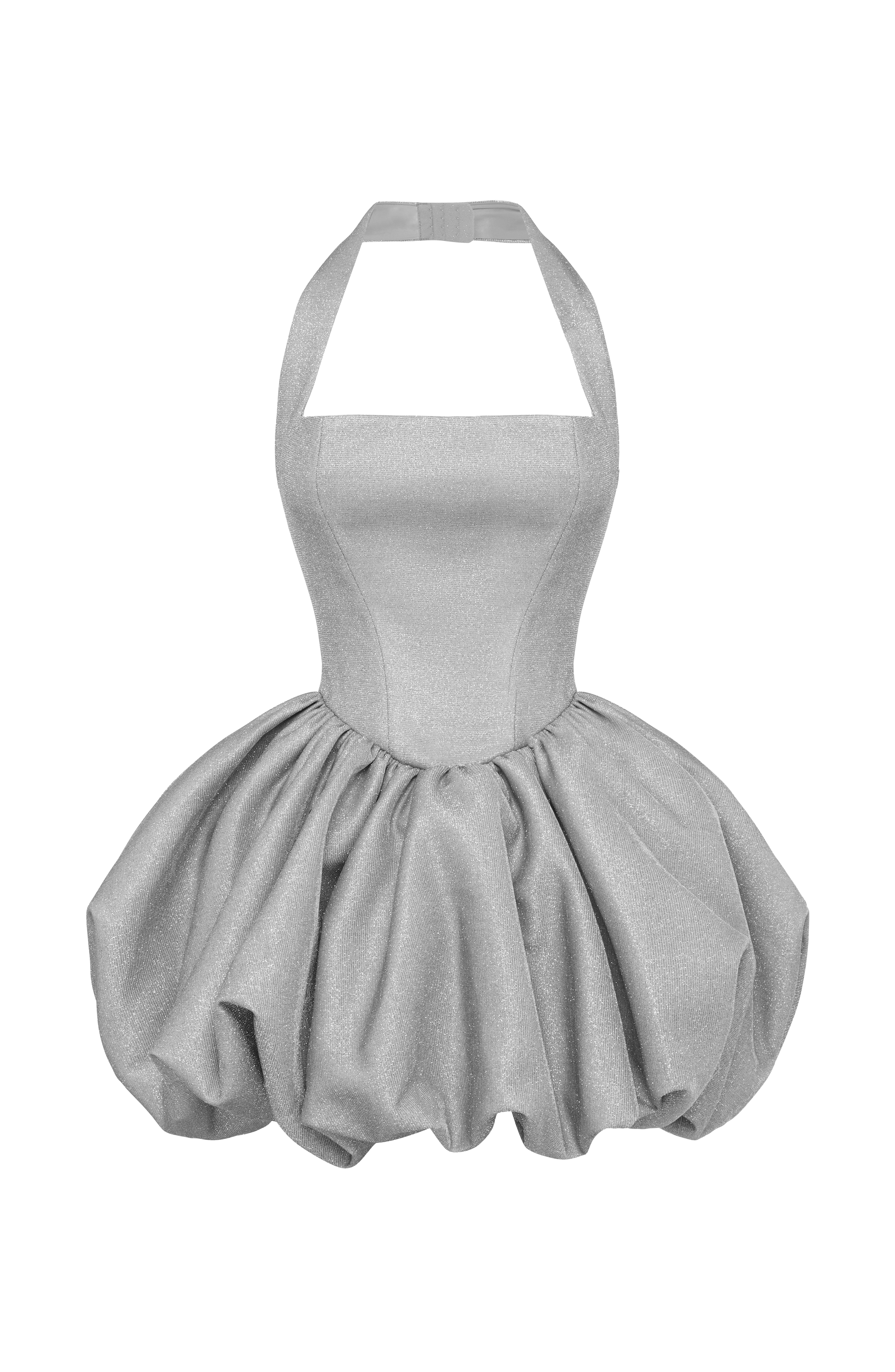 Araminta Mini Dress - Silver