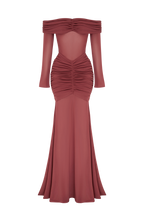 Arlena Maxi Dress - Rose Brown