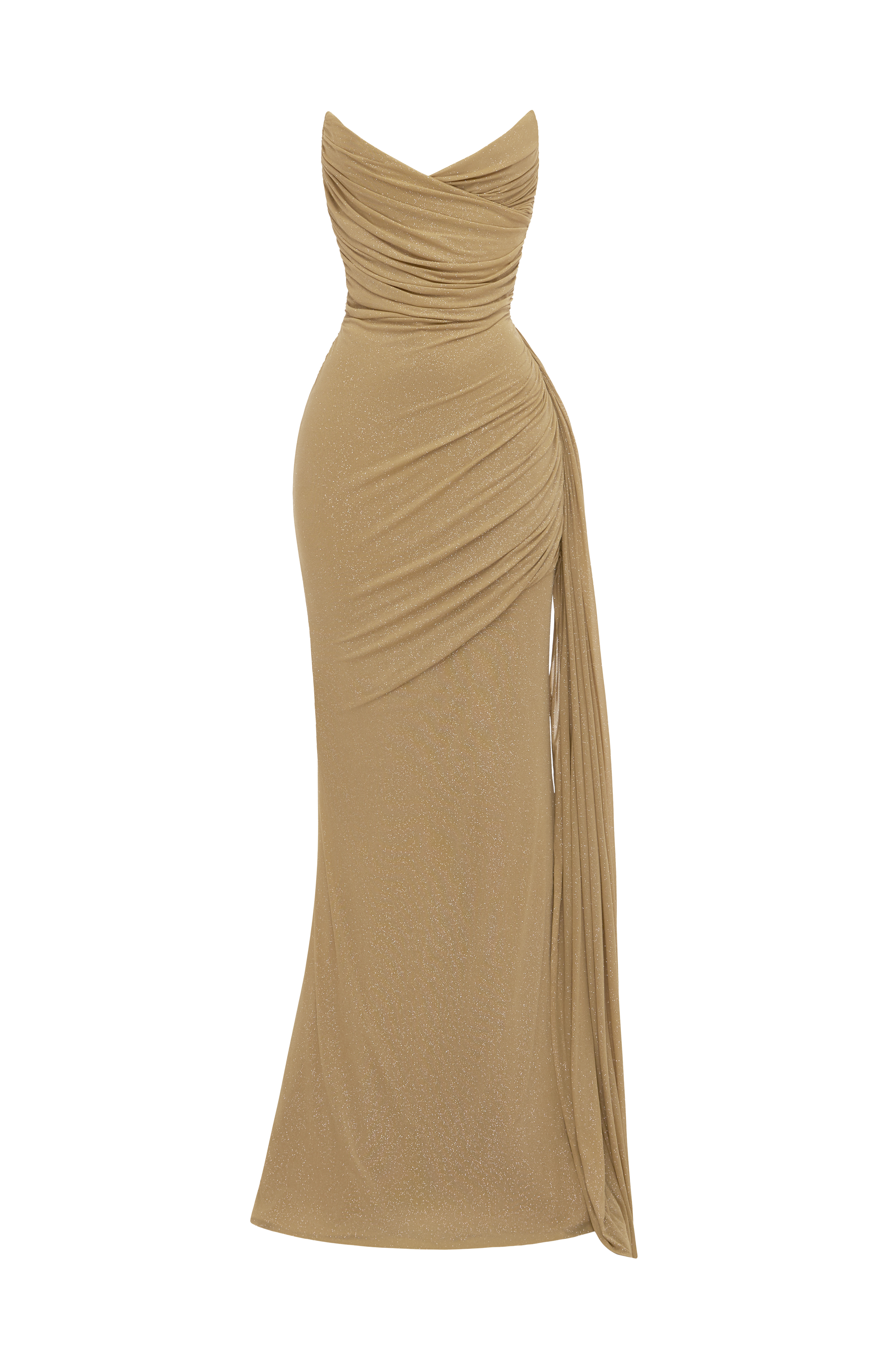 Ashika Maxi Dress - Gold Sparkle