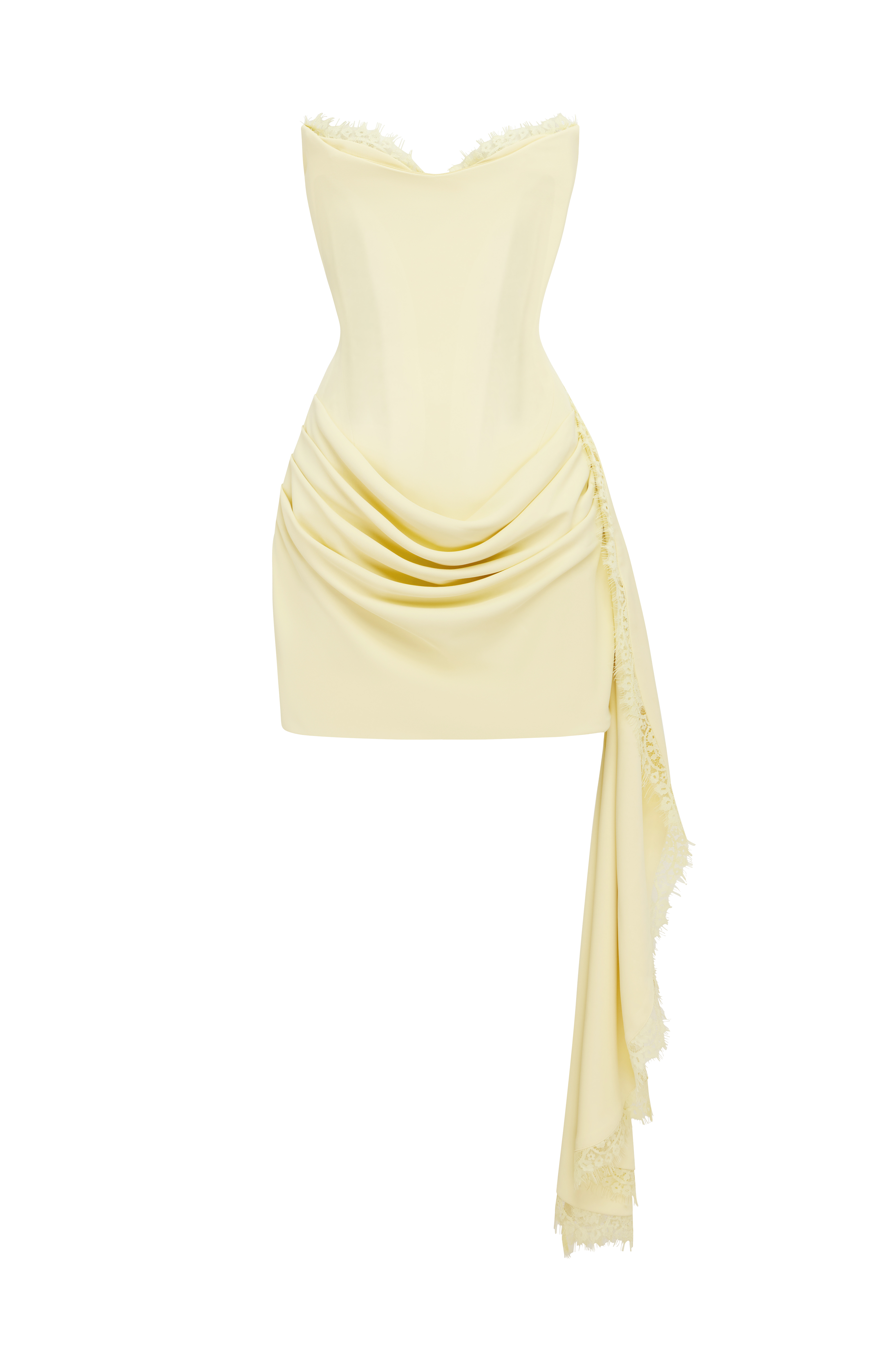 Avelina Mini Dress - Lemon
