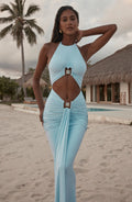 Aesha Maxi Dress - Sky Blue