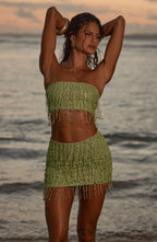 Blaise Mini Skirt - Olive