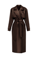 Bridget Trench Coat - Plum Brown