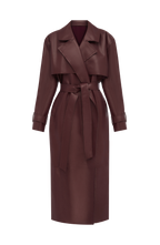 Bridget Trench Coat - Plum