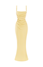 Calanthe Maxi Dress - Lemon