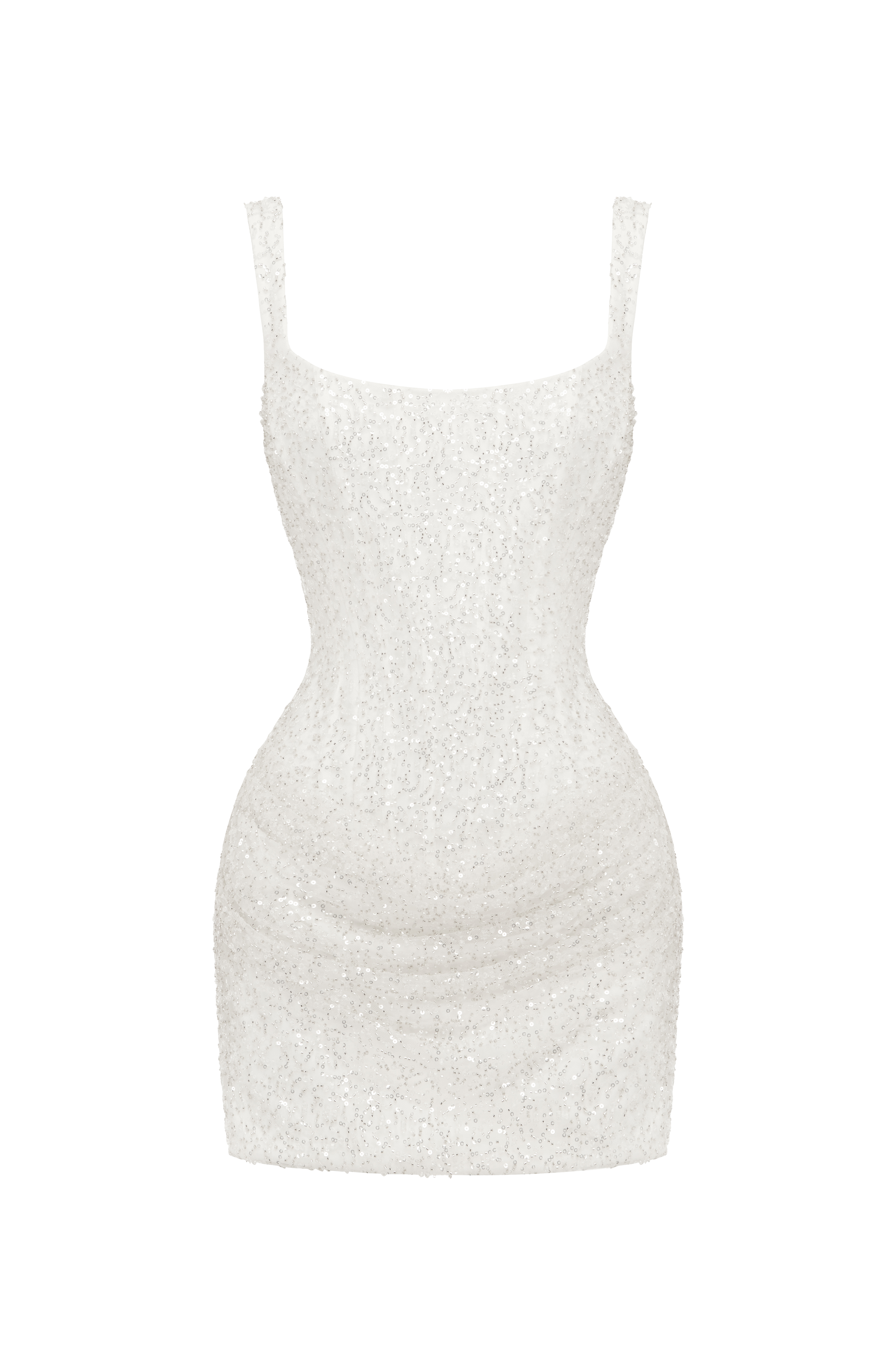 Christabel Mini Dress - Ivory Sparkle