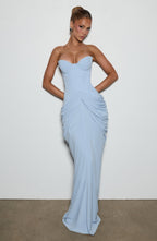 Chiara Maxi Dress - Glacier Blue