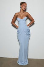 Chiara Maxi Dress - Glacier Blue