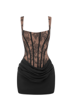 Cornelia Mini Dress - Black Lace