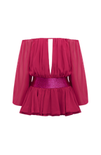 Deja Playsuit - Raspberry