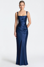 Analice Bustier Dress with Scarf