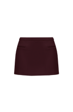 Edna Mini Skirt - Plum