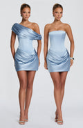Ella Mini Dress - Glacier Blue