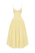 Emerson Midi Dress - Lemon
