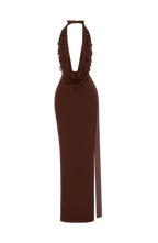 Fabia Maxi Dress - Plum Brown