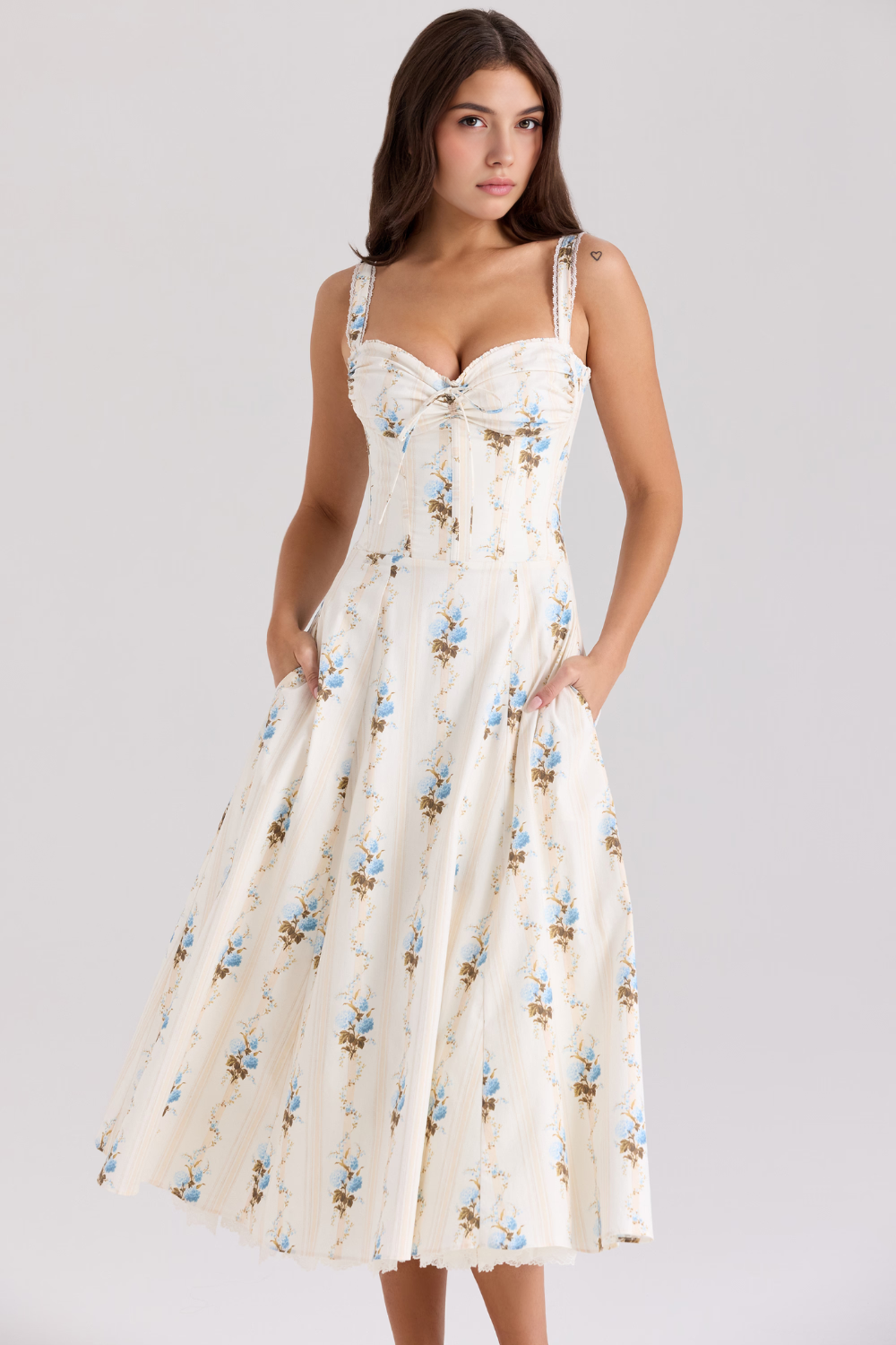 Valentina Lace Bustier Dress