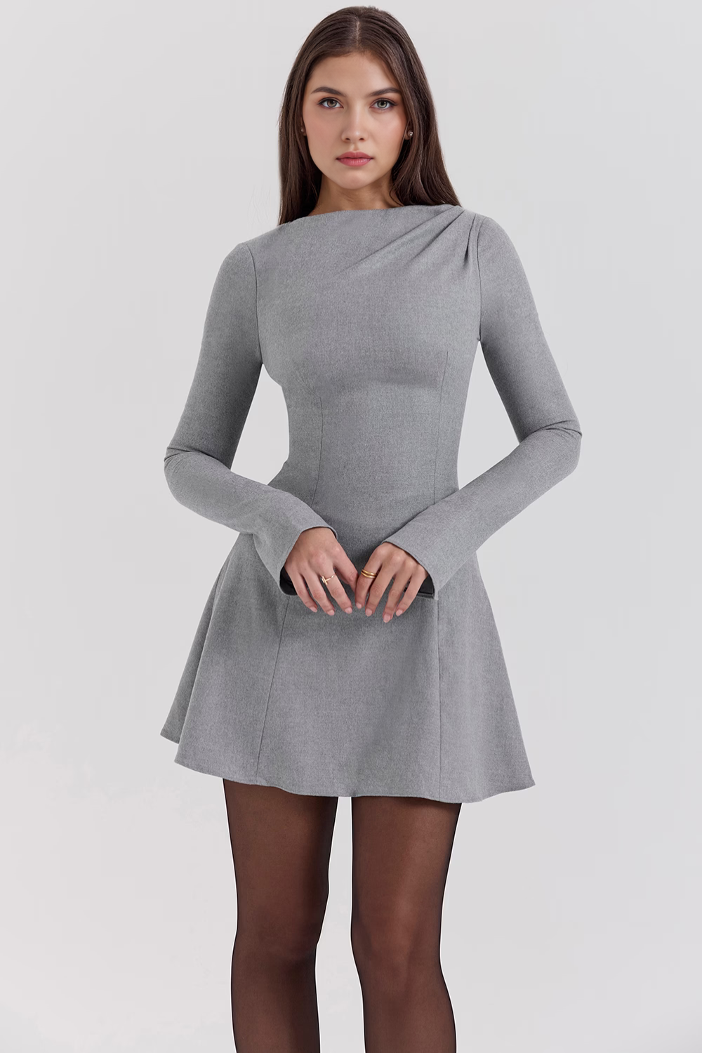 Cleo Long-Sleeve Dress