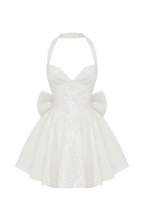 Georgette Mini Dress - Ivory