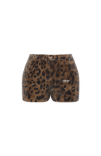 Goldie Shorts - Sequin Leopard Print