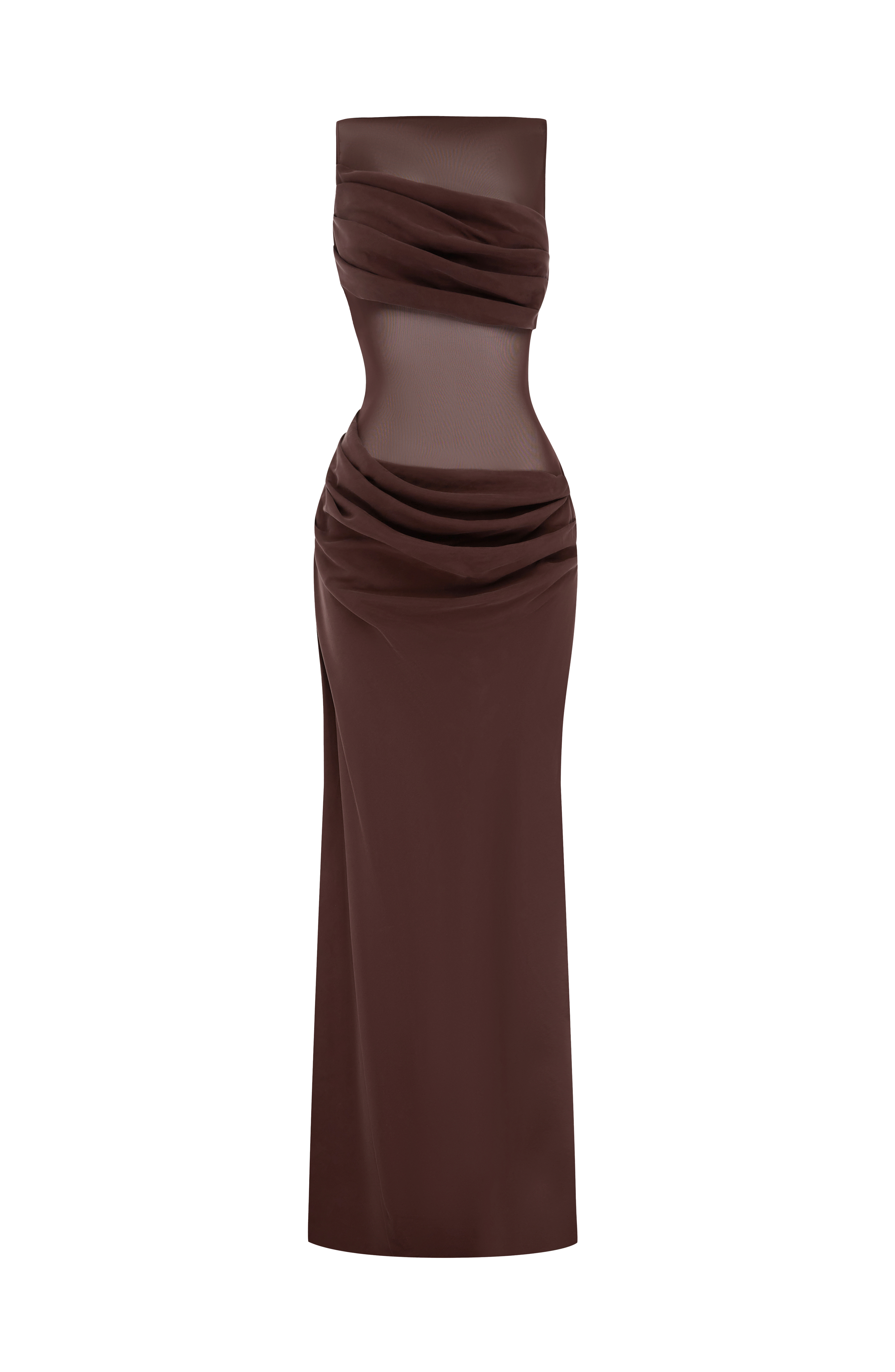 Gracelyn Maxi Dress - Plum Brown