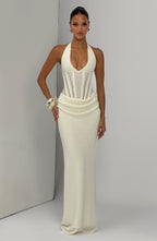 Neeka Maxi Dress - Ivory