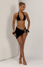 Edie Mini Sarong - Black