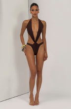Stella Swimsuit - Plum Brown
