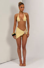 Pietra Triangle Bikini Top - Lemon