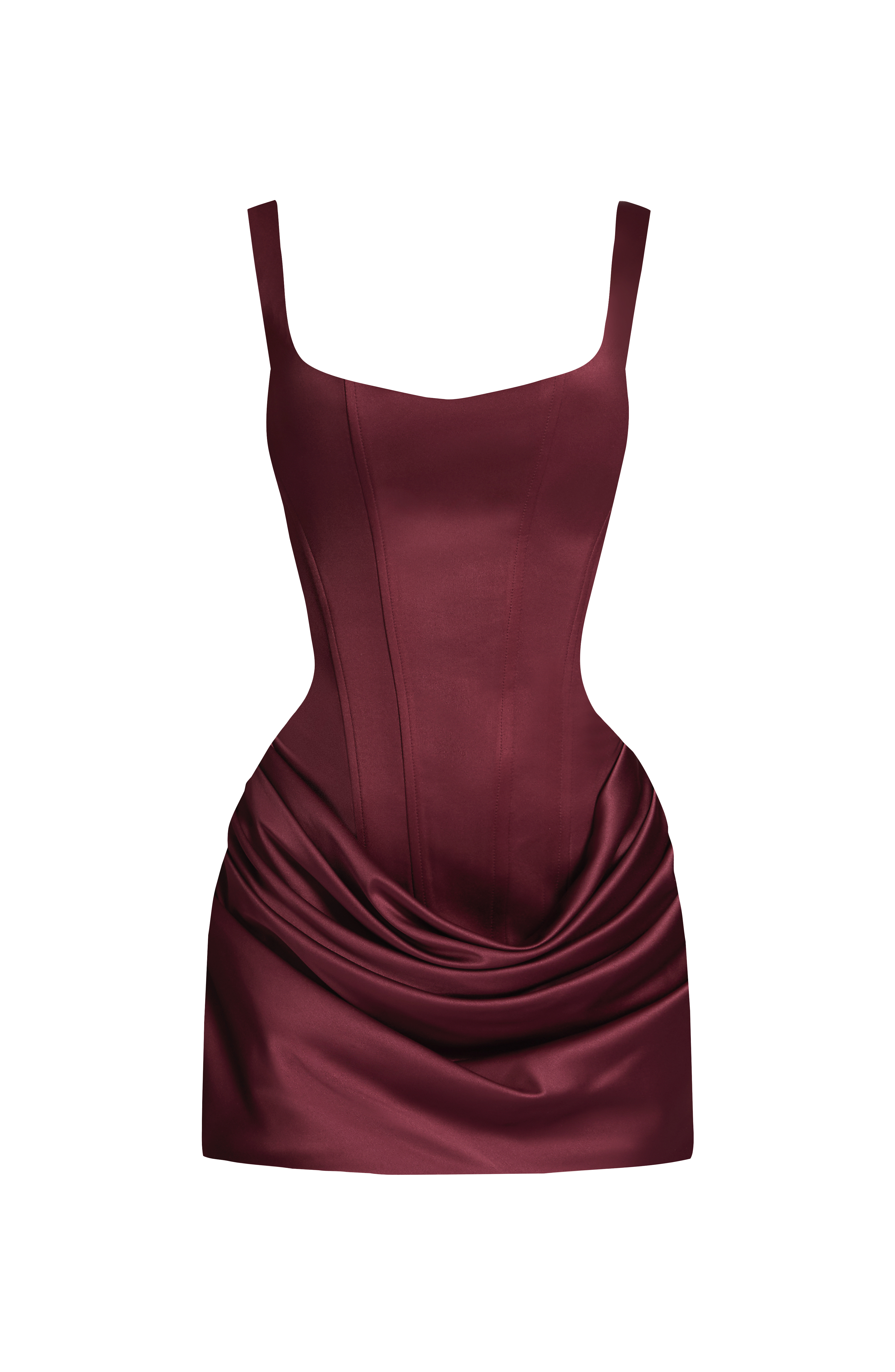 Imogen Mini Dress - Cherry Lacquer