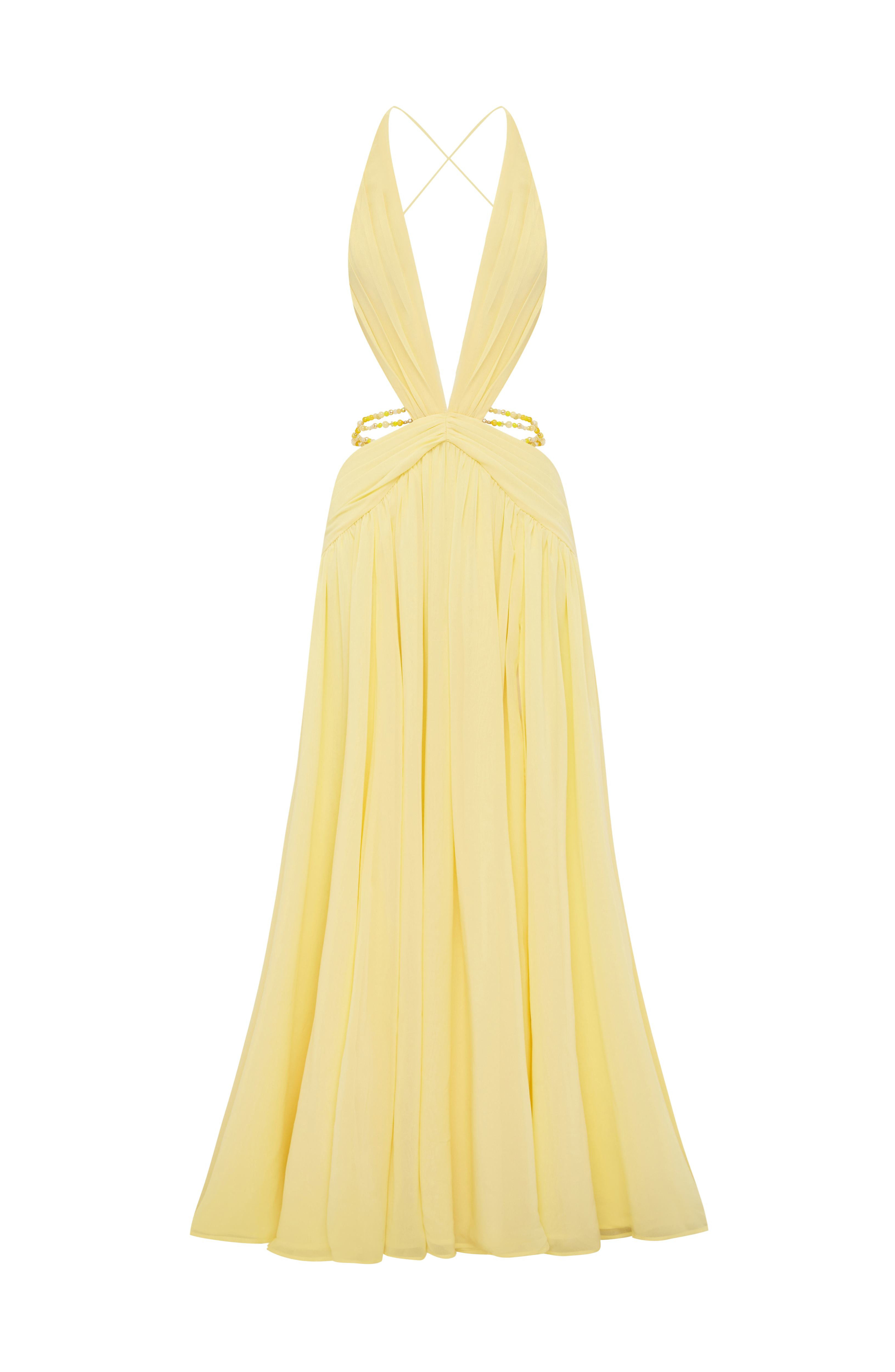 Indianna Maxi Dress - Lemon