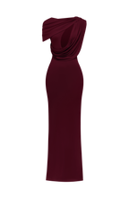 Kalina Maxi Dress - Cherry Lacquer