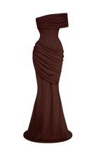 Kasia Gown - Plum Brown
