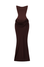 Maggie Maxi Dress - Plum Brown