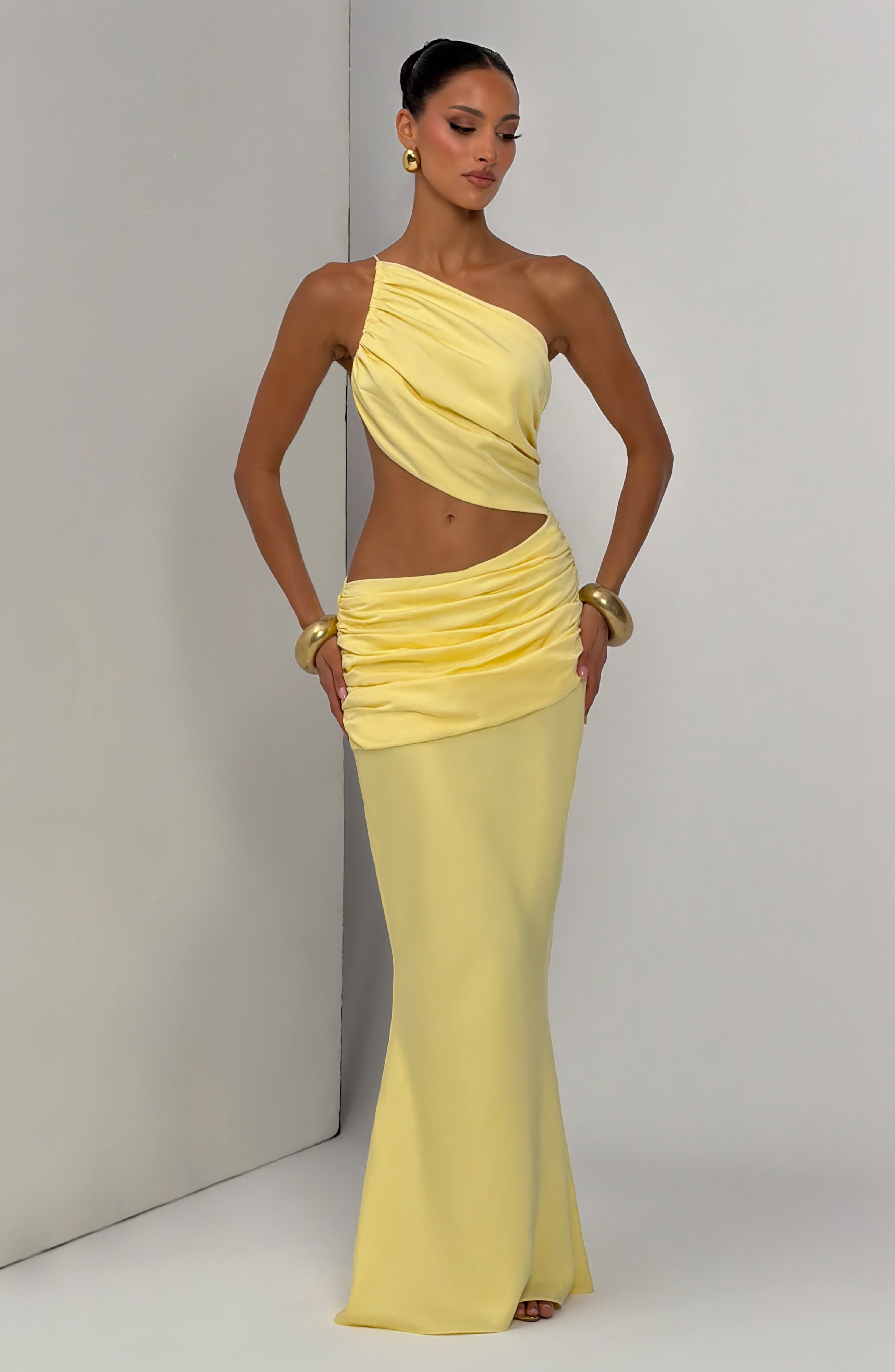 Meadow Maxi Dress - Lemon
