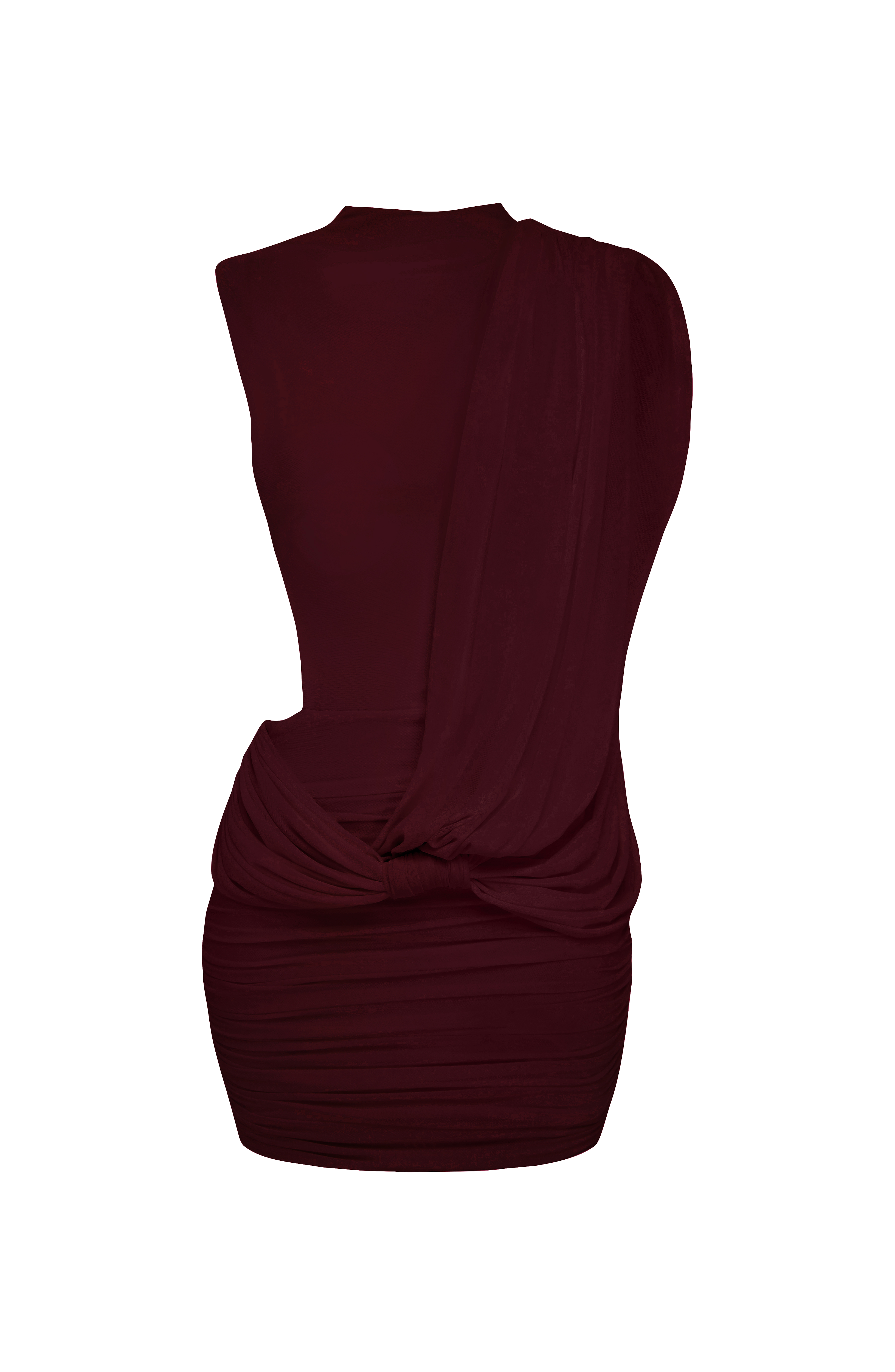 Mireya Mini Dress - Cherry Lacquer