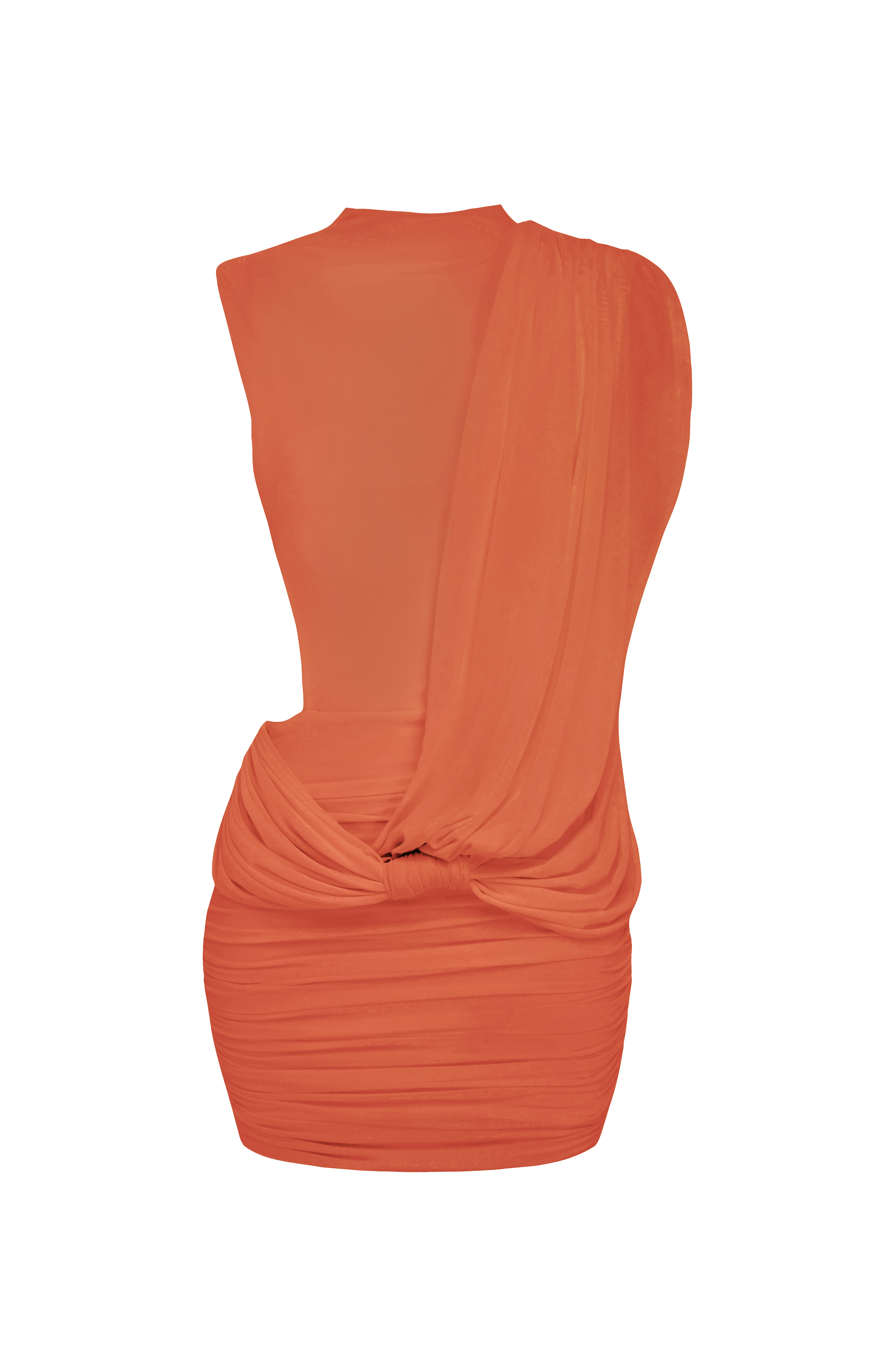 Mireya Mini Dress - Burnt Orange