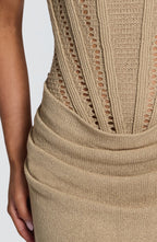 Neeka Maxi Dress - Beige