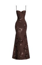Nefertiti Maxi Dress - Plum Brown